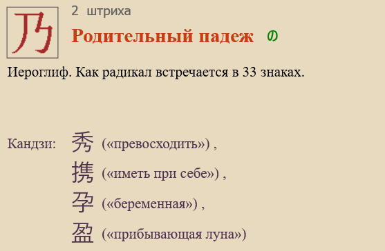 Родительный падеж